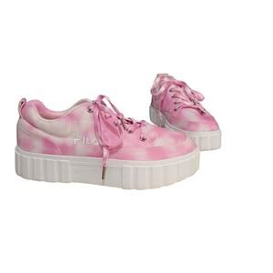 Fila Woman's Sandblast Low Mottled Tie Dye Sneakers 5CM01305-522 Size 7